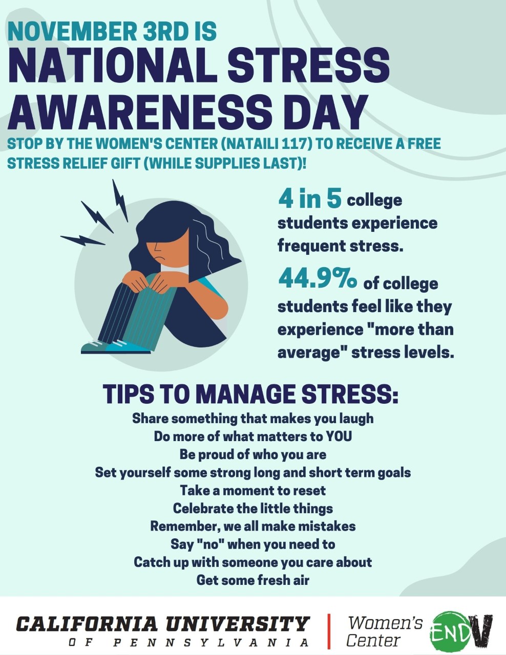 Stress Awareness Day Flyer 